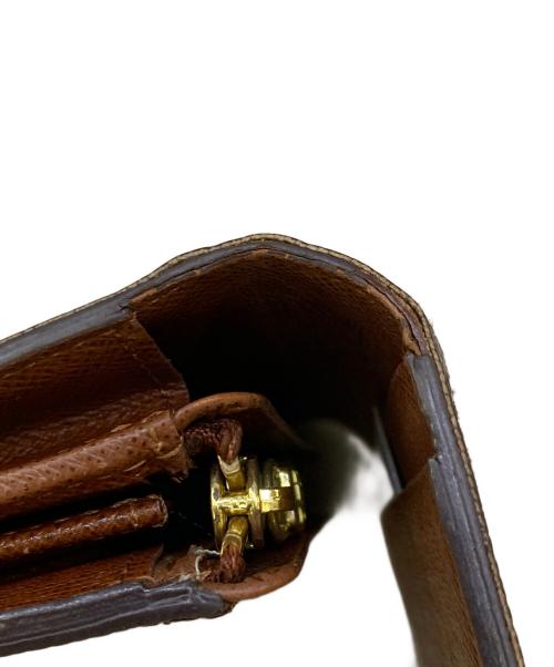 LOUIS VUITTON（ルイ ヴィトン）LOUIS VUITTON (ルイ ヴィトン) 2つ折り財布 モノグラム ポルトフォイユ・トレゾール ブラウンの古着・服飾アイテム