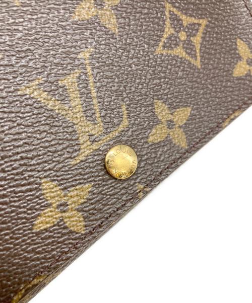 LOUIS VUITTON（ルイ ヴィトン）LOUIS VUITTON (ルイ ヴィトン) 2つ折り財布 モノグラム ポルトフォイユ・トレゾール ブラウンの古着・服飾アイテム