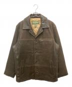 Eddie Bauerエディーバウアー）の古着「レザージャケット」｜ブラウン