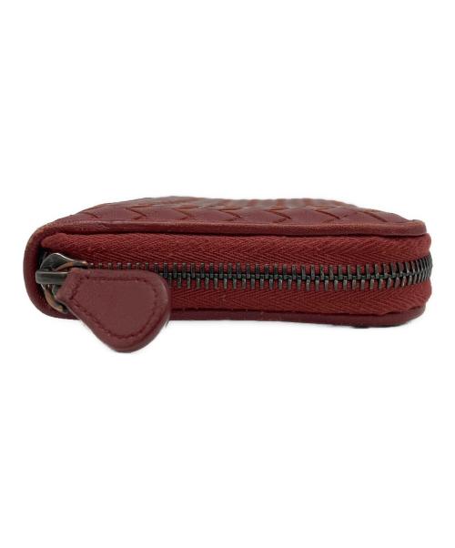 BOTTEGA VENETA（ボッテガベネタ）BOTTEGA VENETA (ボッテガベネタ) 長財布 イントレチャート レッドの古着・服飾アイテム