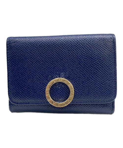 BVLGARI（ブルガリ）BVLGARI (ブルガリ) 名刺入れ パスケース ブルーの古着・服飾アイテム