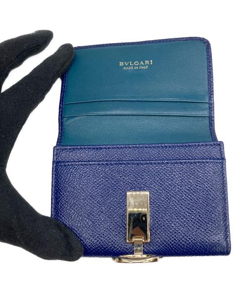 BVLGARI（ブルガリ）BVLGARI (ブルガリ) 名刺入れ パスケース ブルーの古着・服飾アイテム