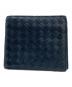 BOTTEGA VENETA（ボッテガベネタ）の古着「2つ折り財布 イントレチャート」｜ネイビー