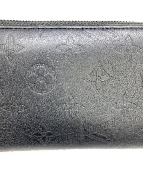 LOUIS VUITTON（ルイ ヴィトン）LOUIS VUITTON (ルイ ヴィトン) 長財布　モノグラム・シャドウ　ジッピーウォレット・ヴェルティカル ブラックの古着・服飾アイテム