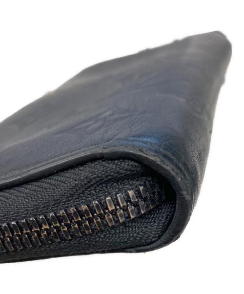 LOUIS VUITTON（ルイ ヴィトン）LOUIS VUITTON (ルイ ヴィトン) 長財布　モノグラム・シャドウ　ジッピーウォレット・ヴェルティカル ブラックの古着・服飾アイテム