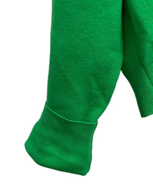 CABAN（キャバン）CABAN (キャバン) コットンカシミヤクルーネックカーディガン グリーン サイズ:SIZE XSの古着・服飾アイテム