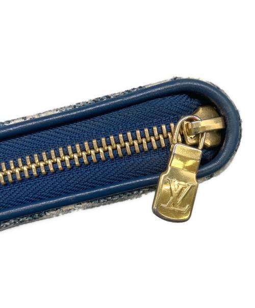 LOUIS VUITTON（ルイ ヴィトン）LOUIS VUITTON (ルイ ヴィトン) 長財布 ジッピー ウォレット 	モノグラム・ジャカード・デニム ブルーの古着・服飾アイテム