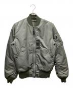 ALPHAアルファ）の古着「MA-1ジャケット」｜オリーブ