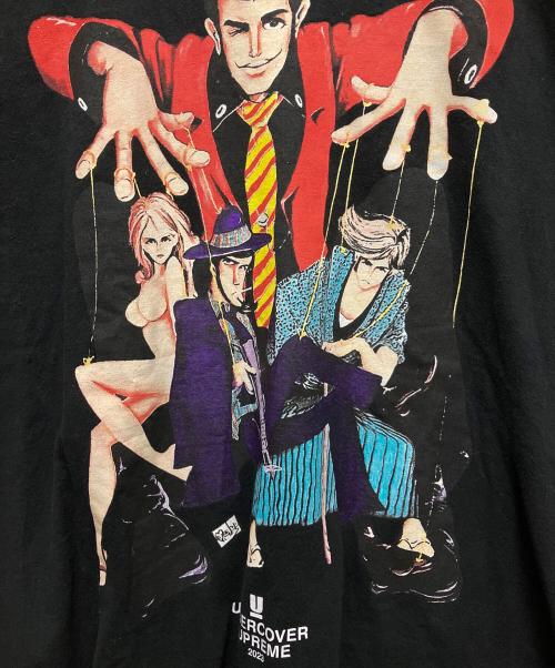 SUPREME（シュプリーム）SUPREME (シュプリーム) UNDERCOVER (アンダーカバー) 23S/S ルパン半袖Tシャツ ブラック サイズ:XLの古着・服飾アイテム