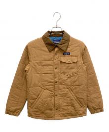 Patagonia（パタゴニア）の古着「ボーイズキルテッドジャケット」｜キャメル