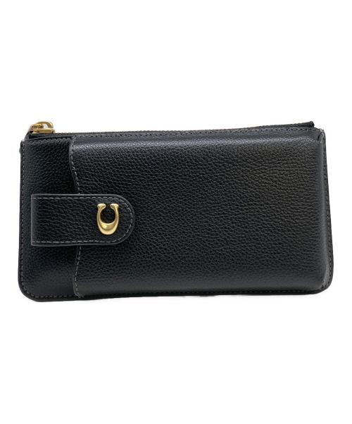 COACH（コーチ）COACH (コーチ) 長財布 	エッセンシャル フォーン ウォレット ブラックの古着・服飾アイテム