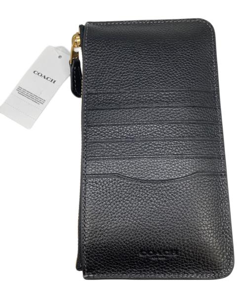COACH（コーチ）COACH (コーチ) 長財布 	エッセンシャル フォーン ウォレット ブラックの古着・服飾アイテム