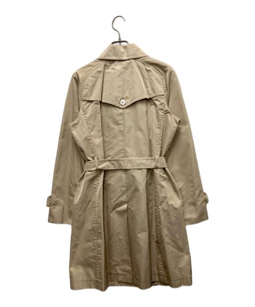 MaxMara（マックスマーラ）MaxMara (マックスマーラ) シルク混トレンチコート ベージュ サイズ:40の古着・服飾アイテム