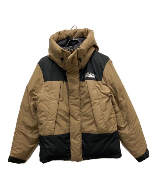 FIRST DOWN（ファーストダウン）FIRST DOWN (ファーストダウン) WRAP DOWN PARKA JACKET ベージュ サイズ:Lの古着・服飾アイテム