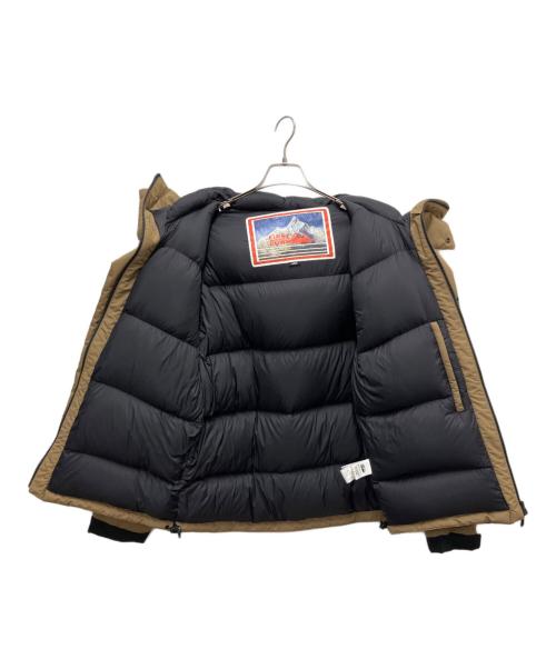 FIRST DOWN（ファーストダウン）FIRST DOWN (ファーストダウン) WRAP DOWN PARKA JACKET ベージュ サイズ:Lの古着・服飾アイテム