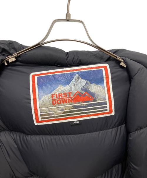 FIRST DOWN（ファーストダウン）FIRST DOWN (ファーストダウン) WRAP DOWN PARKA JACKET ベージュ サイズ:Lの古着・服飾アイテム