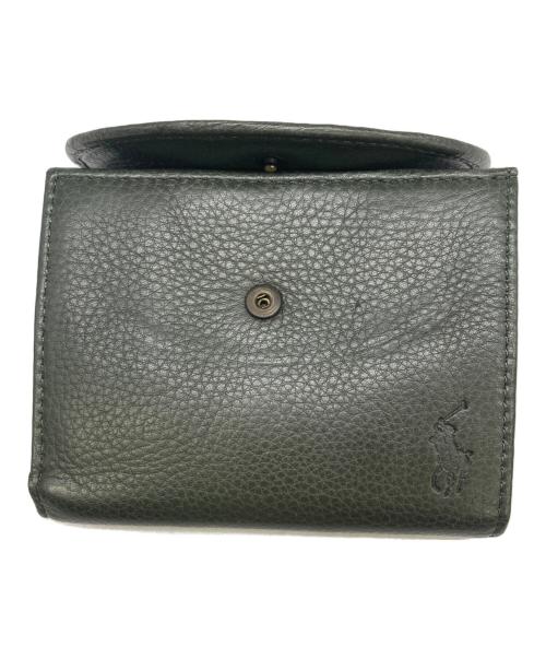 POLO RALPH LAUREN（ポロ・ラルフローレン）POLO RALPH LAUREN (ポロ・ラルフローレン) 3つ折り財布 グリーン 未使用品の古着・服飾アイテム