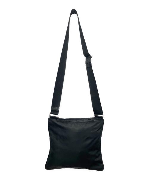 PRADA（プラダ）PRADA (プラダ) ナイロンショルダーバッグ ブラックの古着・服飾アイテム