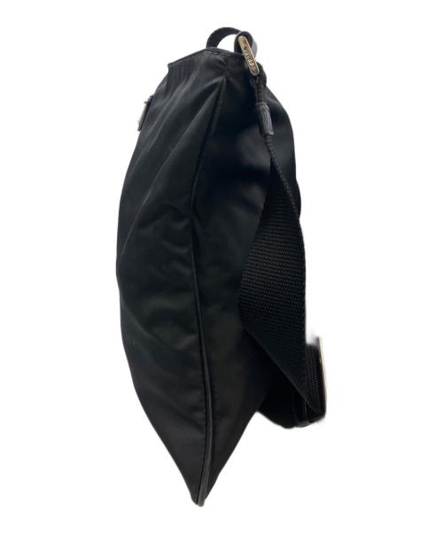 PRADA（プラダ）PRADA (プラダ) ナイロンショルダーバッグ ブラックの古着・服飾アイテム