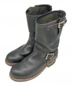 RED WINGレッドウィング）の古着「エンジニアブーツ」｜ブラック