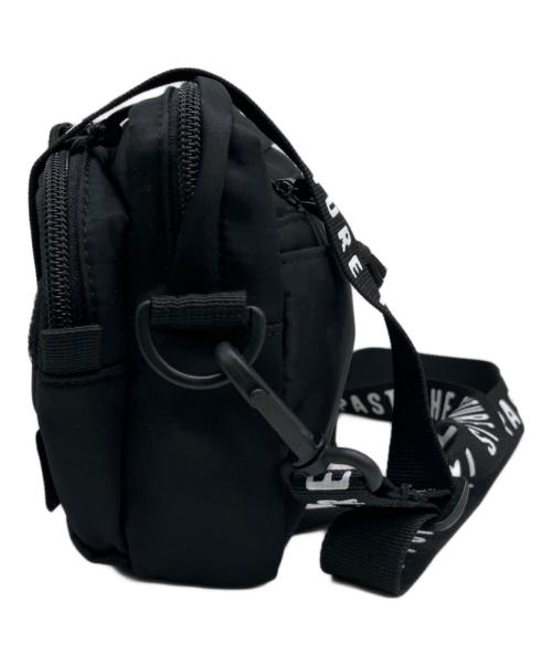 HUMAN MADE（ヒューマンメイド）HUMAN MADE (ヒューマンメイド) ナイロンショルダーバッグ ブラックの古着・服飾アイテム