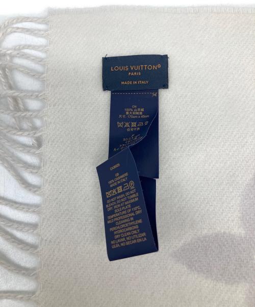 LOUIS VUITTON（ルイ ヴィトン）LOUIS VUITTON (ルイ ヴィトン) マフラー・レイキャビック ベージュの古着・服飾アイテム