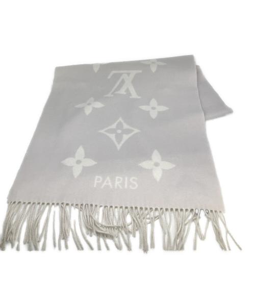 LOUIS VUITTON（ルイ ヴィトン）LOUIS VUITTON (ルイ ヴィトン) マフラー・レイキャビック ベージュの古着・服飾アイテム