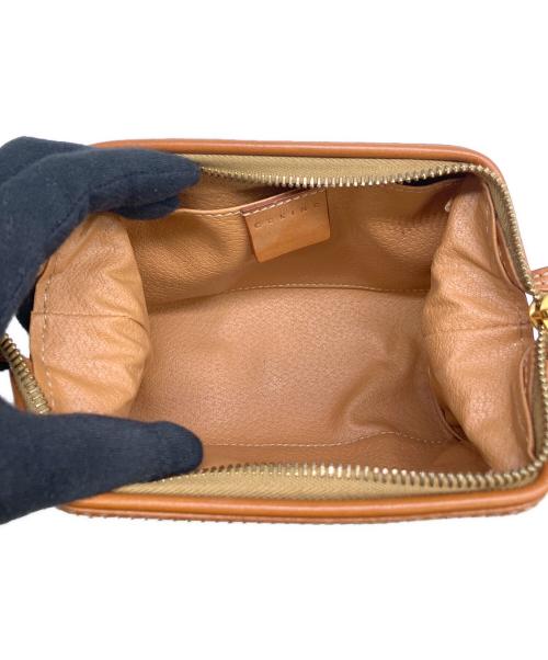 CELINE（セリーヌ）CELINE (セリーヌ) ポーチ マカダム柄 ブラウンの古着・服飾アイテム