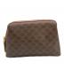 CELINE (セリーヌ) ポーチ マカダム柄 ブラウン：14000円