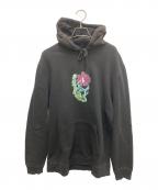 stussyステューシー）の古着「パーカー」｜ブラック