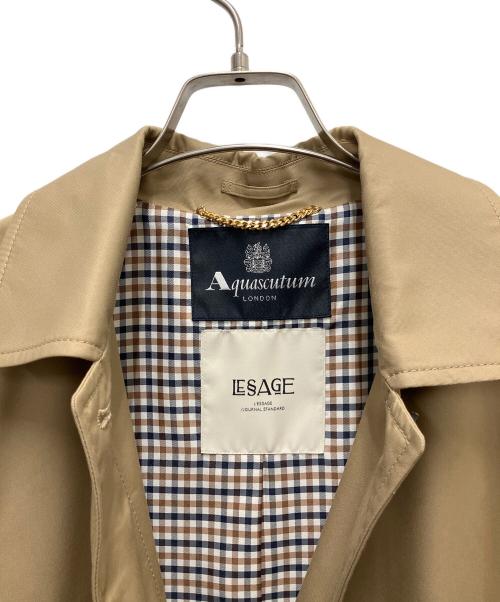 Aquascutum（アクアスキュータム）Aquascutum (アクアスキュータム) JOURNAL STANDARD (ジャーナルスタンダード) ステンカラーコート ベージュ サイズ:SIZE Freeの古着・服飾アイテム