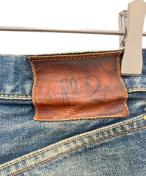 EVISU（エヴィス）EVISU (エヴィス) ホワイトカモメデニムパンツ インディゴ サイズ:SIZE 76cm (W30)の古着・服飾アイテム