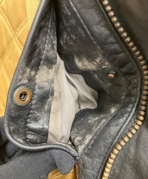 VAN JAC（ヴァン・ヂャケット）VAN JAC (ヴァン・ヂャケット) レザージャケット ブラック サイズ:SIZE Lの古着・服飾アイテム