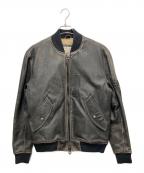 CIVILIAN PILOTシビリアン パイロット）の古着「レザージャケット」｜ブラック