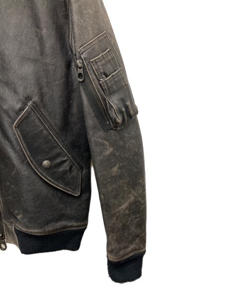 CIVILIAN PILOT（シビリアン パイロット）CIVILIAN PILOT (シビリアン パイロット) レザージャケット ブラック サイズ:SIZE Lの古着・服飾アイテム