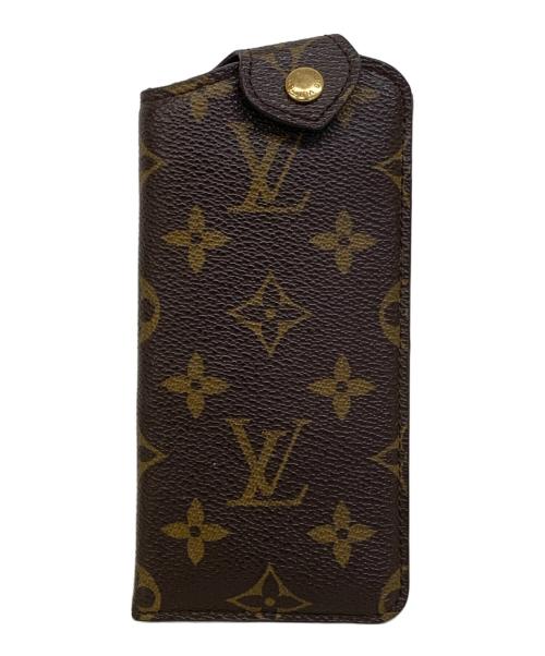 LOUIS VUITTON（ルイ ヴィトン）LOUIS VUITTON (ルイ ヴィトン) メガネケース エテュイ・リュネットPM ブラウン サイズ:PMの古着・服飾アイテム