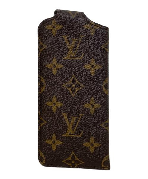 LOUIS VUITTON（ルイ ヴィトン）LOUIS VUITTON (ルイ ヴィトン) メガネケース エテュイ・リュネットPM ブラウン サイズ:PMの古着・服飾アイテム