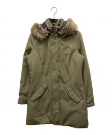 Barbour（バブアー）の古着「中綿モッズコート」｜カーキ
