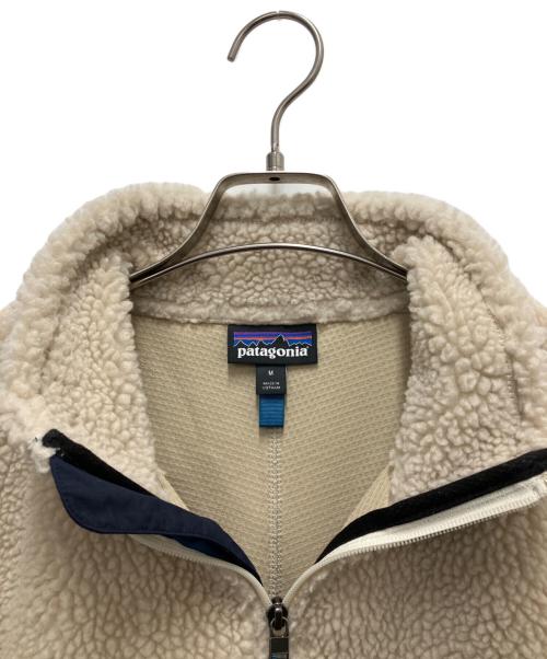 Patagonia（パタゴニア）Patagonia (パタゴニア) ボアジャケット 	Classic Retro-X Jacket アイボリー サイズ:SIZE Mの古着・服飾アイテム