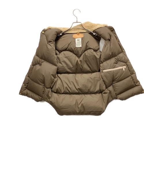 RockyMountainFeatherBed（ロッキーマウンテンフェザーベッド）RockyMountainFeatherBed (ロッキーマウンテンフェザーベッド) ダウンベスト ブラウン×ネイビー サイズ:SIZE Mの古着・服飾アイテム