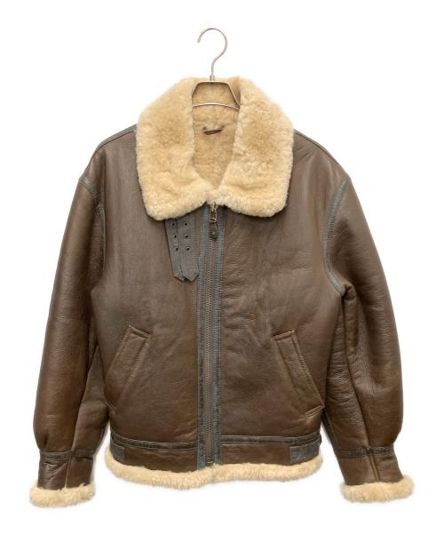 -（-）- (-) B-3 ムートンフライトジャケット ブラウン サイズ:SIZE Mの古着・服飾アイテム