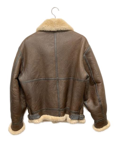-（-）- (-) B-3 ムートンフライトジャケット ブラウン サイズ:SIZE Mの古着・服飾アイテム