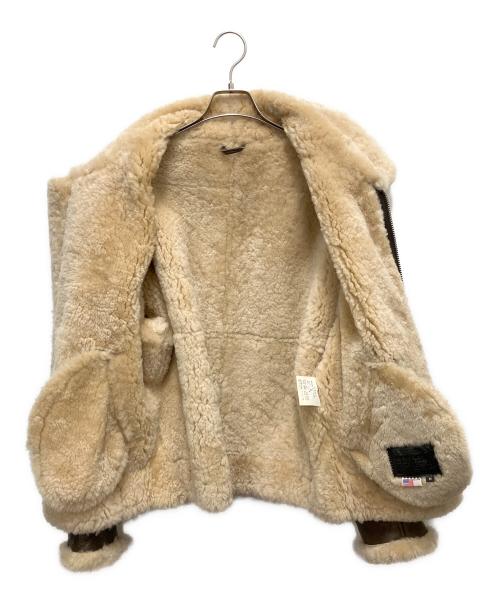 -（-）- (-) B-3 ムートンフライトジャケット ブラウン サイズ:SIZE Mの古着・服飾アイテム