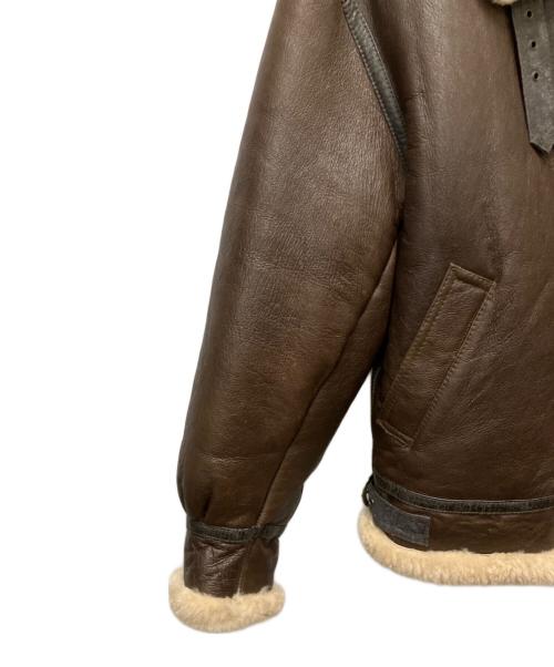 -（-）- (-) B-3 ムートンフライトジャケット ブラウン サイズ:SIZE Mの古着・服飾アイテム