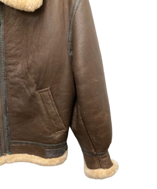-（-）- (-) B-3 ムートンフライトジャケット ブラウン サイズ:SIZE Mの古着・服飾アイテム