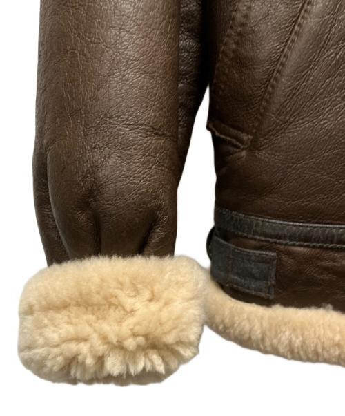 -（-）- (-) B-3 ムートンフライトジャケット ブラウン サイズ:SIZE Mの古着・服飾アイテム