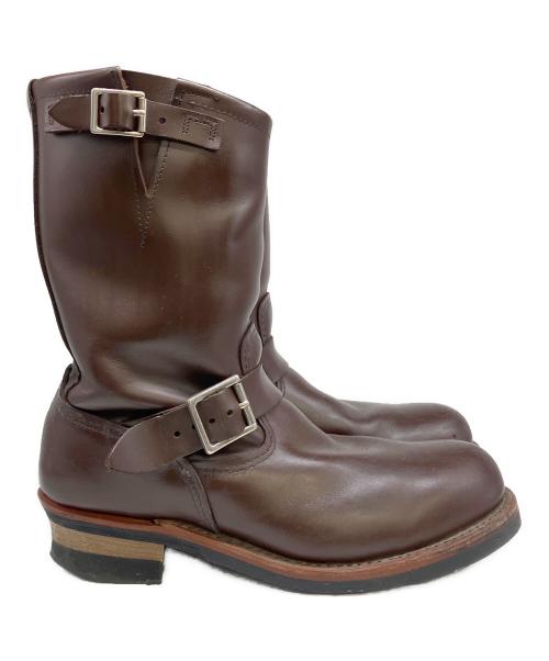 RED WING（レッドウィング）RED WING (レッドウィング) エンジニアブーツ ブラウン サイズ:D10（約28.0㎝）の古着・服飾アイテム