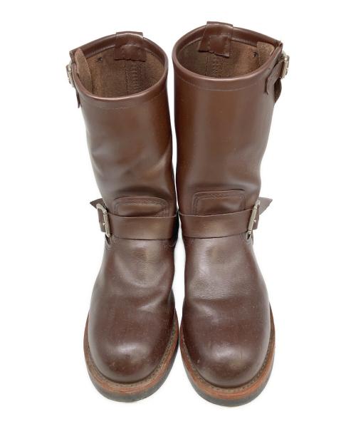 RED WING（レッドウィング）RED WING (レッドウィング) エンジニアブーツ ブラウン サイズ:D10（約28.0㎝）の古着・服飾アイテム