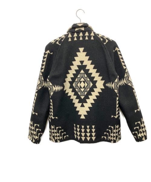 JELADO（ジェラード）JELADO (ジェラード) ウールコート salem coat ベージュ×ブラック サイズ:SIZE 38の古着・服飾アイテム