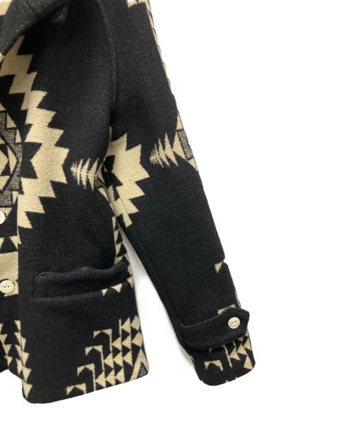 JELADO（ジェラード）JELADO (ジェラード) ウールコート salem coat ベージュ×ブラック サイズ:SIZE 38の古着・服飾アイテム